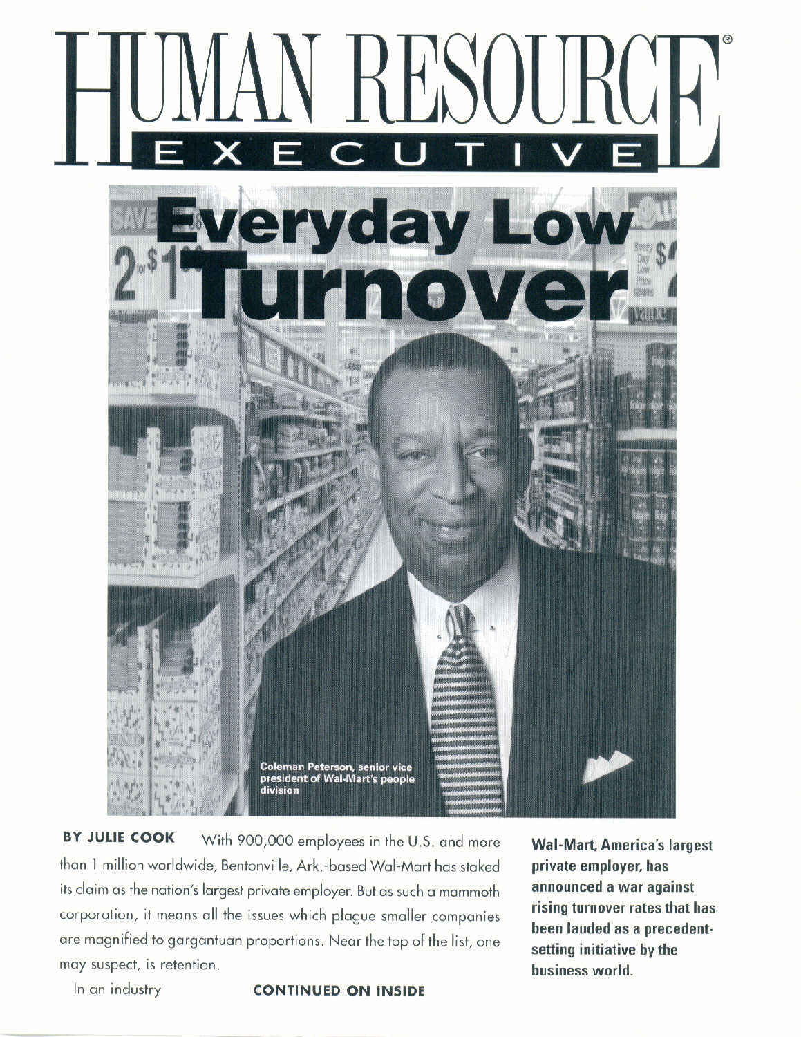 Everyday Low Turnover